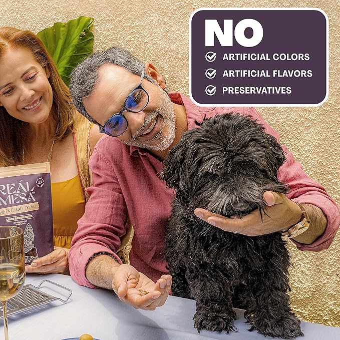 Soft & Chewy Lamb Recipe Dog Treats - Tasty Training Snacks for Small, Medium, and Large Dogs, Protein-Packed, Easy-to-Chew Lamb Dog Food Treats for All Breeds, Pet Treats, (9 oz)