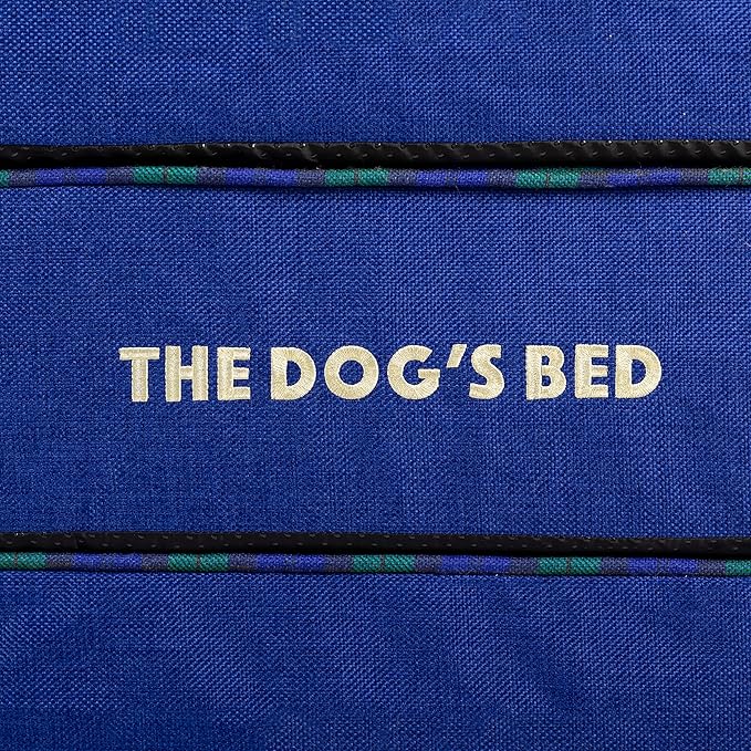 The Dog’s Bed Orthopedic Memory Foam Dog Bed, XXL Black Watch Tartan, Pain Relief for Arthritis, Hip & Elbow Dysplasia, Post Surgery, Lameness, Supportive, Calming, Waterproof Washable Cover