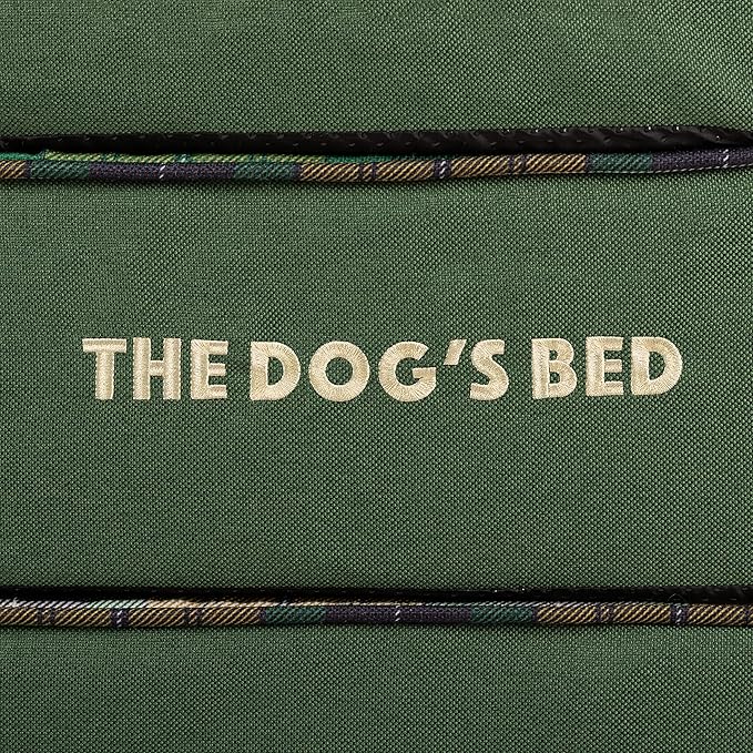 The Dog’s Bed Orthopedic Memory Foam Dog Bed, XXL Green Tartan, Pain Relief for Arthritis, Hip & Elbow Dysplasia, Post Surgery, Lameness, Supportive, Calming, Waterproof Washable Cover