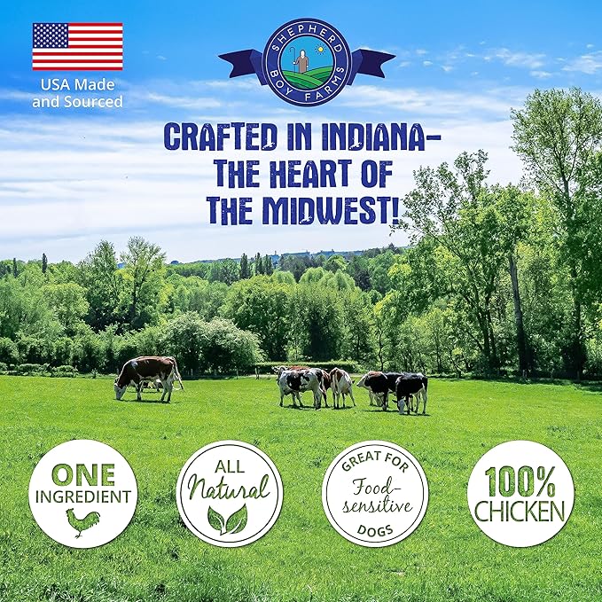 Freeze Dried Dog and Cat Treats, Chicken Liver, All Natural Single Ingredient Freeze-Dried Dog Treat & Snacks, Made in USA, High Protein, Essential Nutrition Raw Food, 3oz